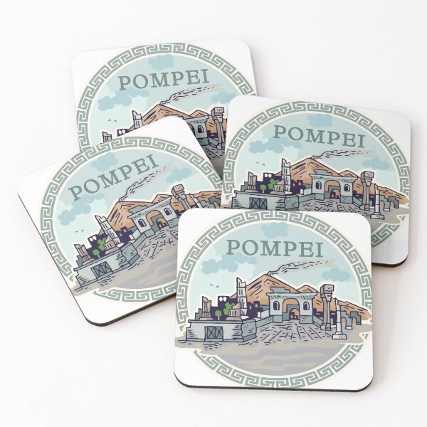 Item preview, Ancient cities illustrations - Pompei designed and sold by QatlasMap Shop.
