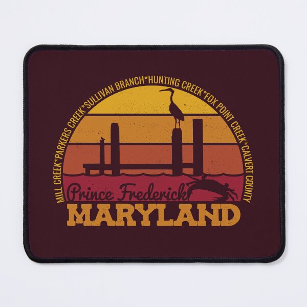 Item preview, Prince Frederick Maryland Sunset Retro Local Pride Logo designed and sold by CRHPOD20.