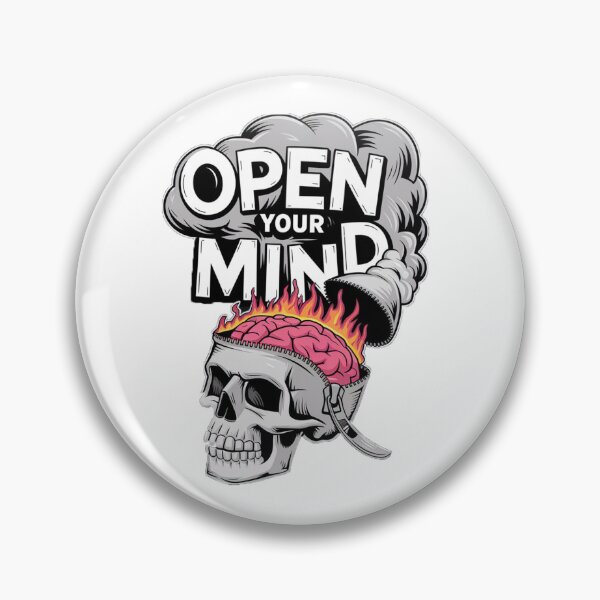 Item preview, Open Your Mind: Skulled Thoughts designed and sold by benjyjump.
