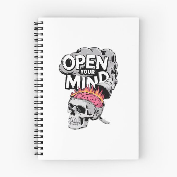 Item preview, Open Your Mind: Skulled Thoughts designed and sold by benjyjump.