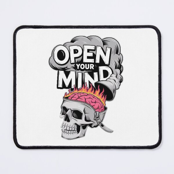 Item preview, Open Your Mind: Skulled Thoughts designed and sold by benjyjump.