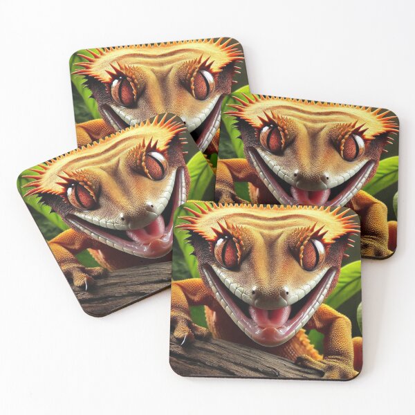 Item preview, Angry Crested Gecko designed and sold by NocturnalNook.