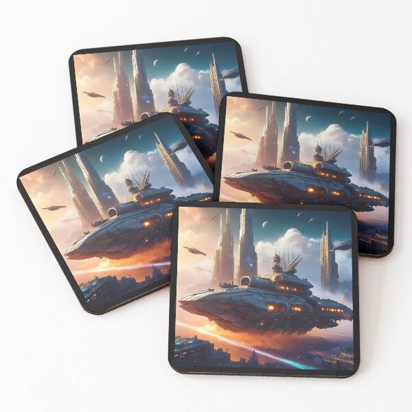 Item preview, Futuristic Space Fleet: Epic Sci-Fi Spaceships and designed and sold by Marwan Atif.