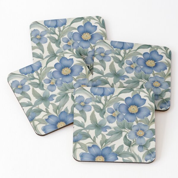 Item preview, Just a Little Blue (tiled) designed and sold by LionAround.