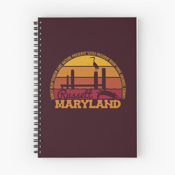 Item preview, Russett Maryland Sunset Retro Local Pride Logo designed and sold by CRHPOD20.