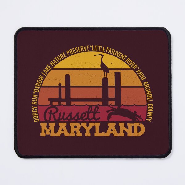 Item preview, Russett Maryland Sunset Retro Local Pride Logo designed and sold by CRHPOD20.