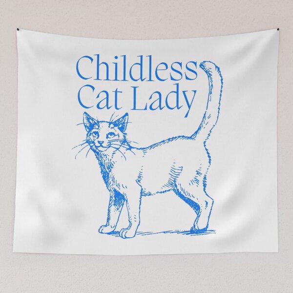 Item preview, 2024 Childless Cat Lady For President designed and sold by Greenbacks.