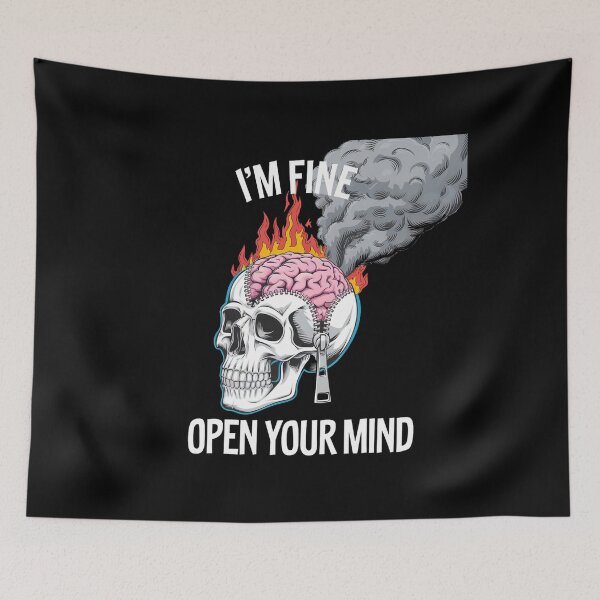 Item preview, I'm fine Open Your Mind designed and sold by benjyjump.