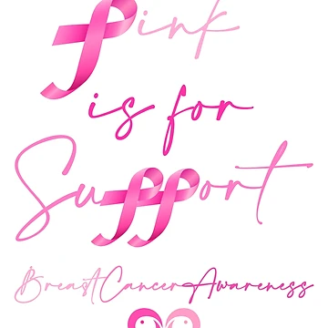 Artwork thumbnail, Pink Is For Support by GemGraphics