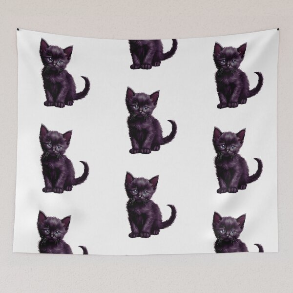 Item preview, Pixel art blac cat designed and sold by AlinaMalina24.