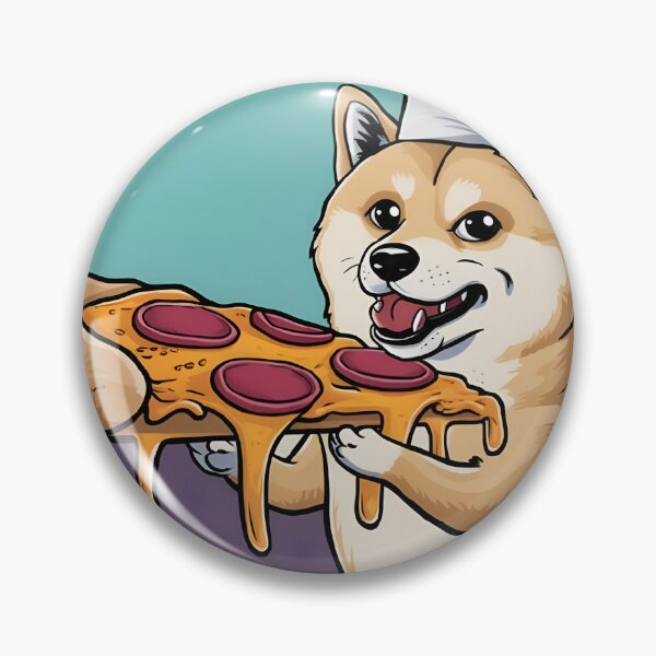Aperçu de l'œuvre Pizza Shiba créée et vendue par R3FDesign.