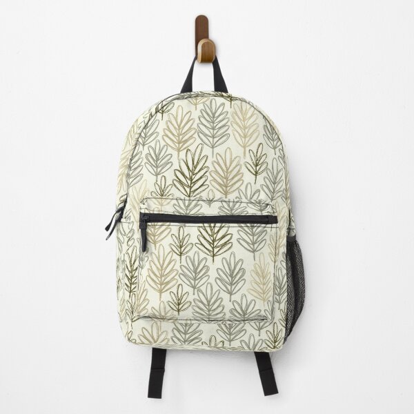 Item preview, Minimalist Leaf Pattern in Earth Tones designed and sold by MartaGarcia-.