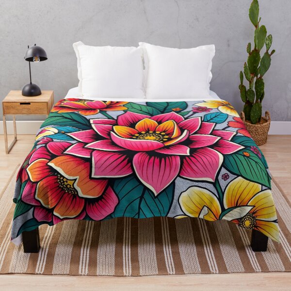 Artikelvorschau, Blumenmuster Nr. 41 entworfen und verkauft von Kaleidoscope Print.