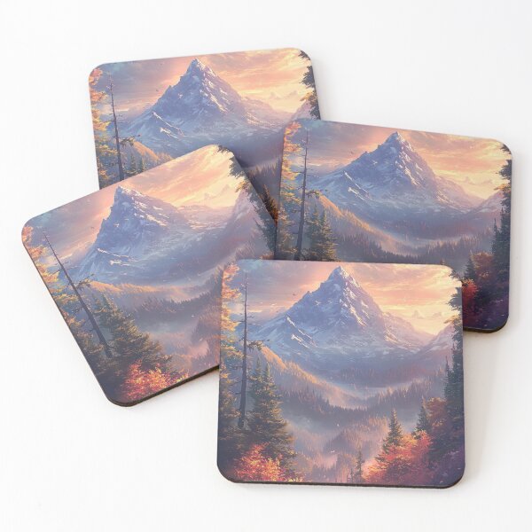 Item preview, Autumn Mountains  designed and sold by NicolasGlowArt.