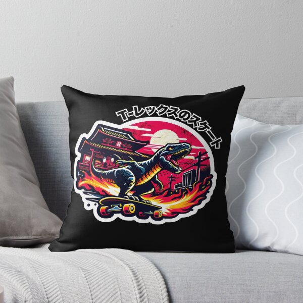 Item preview, T-Rex's Skate, T-レックスのスケート designed and sold by CuteAndCozyTees.