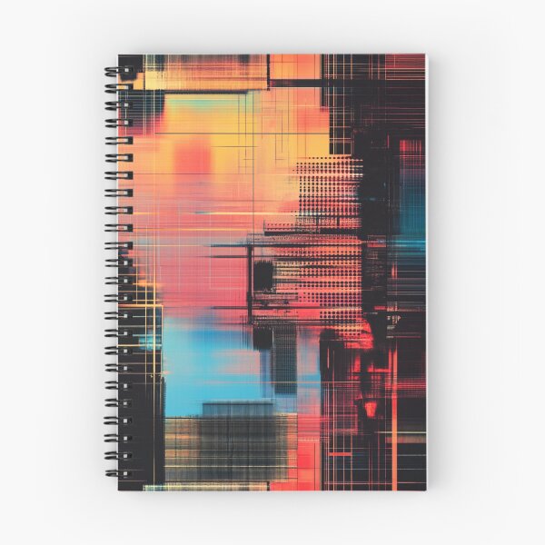 Item preview, Futuristic grids and digital glitches designed and sold by mind-coloring.