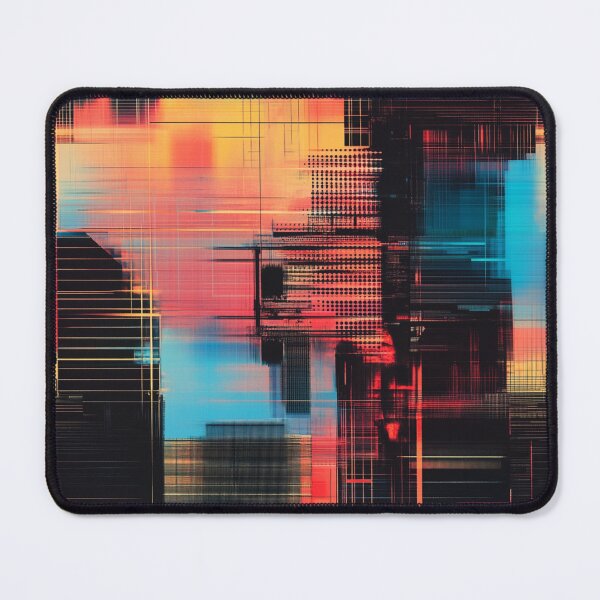 Item preview, Futuristic grids and digital glitches designed and sold by mind-coloring.