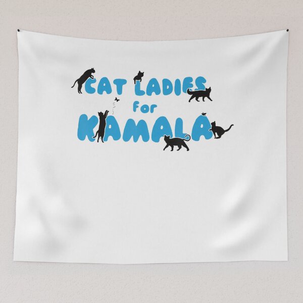 Item preview, Cat Ladies For Kamala Childless Cat Ladies designed and sold by Greenbacks.