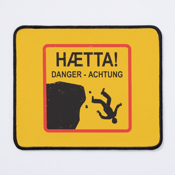 Item preview, Tourist Iceland Caution Sign, Iceland designed and sold by studio838.