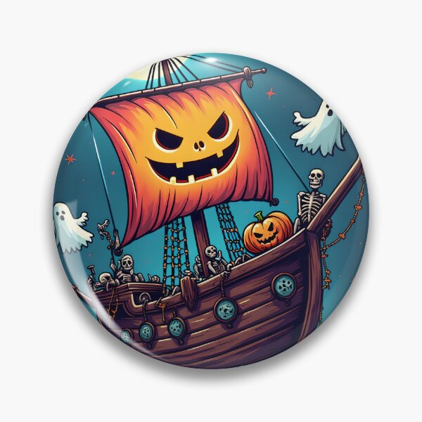 Item preview, Horror ship in halloween night designed and sold by kjp-design.