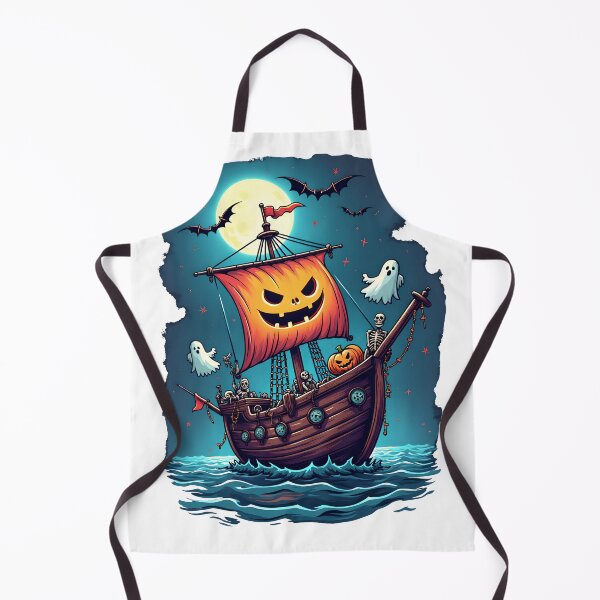 Item preview, Horror ship in halloween night designed and sold by kjp-design.