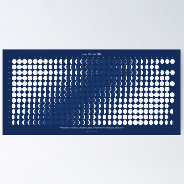 Item preview, Lunar Calendar 2026 designed and sold by codebox.