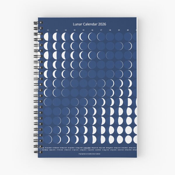 Item preview, Lunar Calendar 2026 designed and sold by codebox.