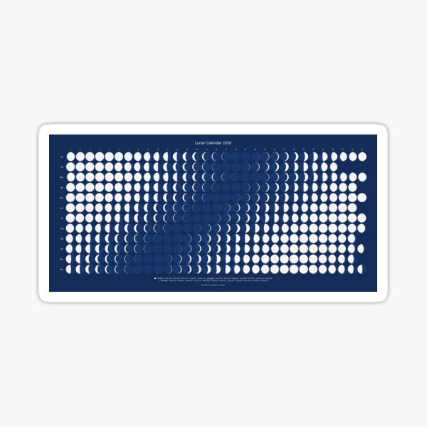 Item preview, Lunar Calendar 2026 designed and sold by codebox.