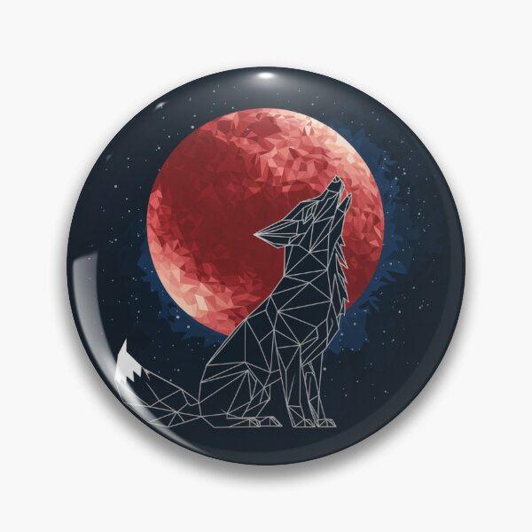 Item preview, Powerful Geometric Fox With the moon designed and sold by Angie-Atelier.