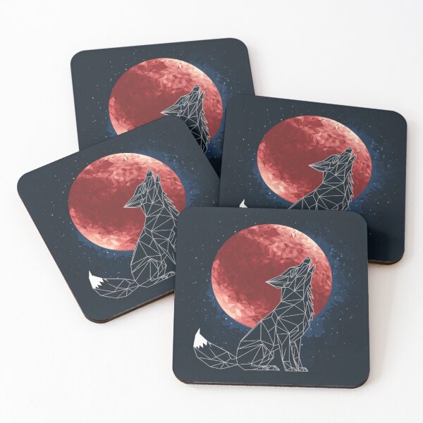 Item preview, Powerful Geometric Fox With the moon designed and sold by Angie-Atelier.