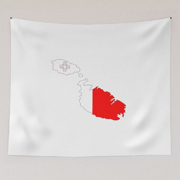 Item preview, malta flag map designed and sold by tony4urban.