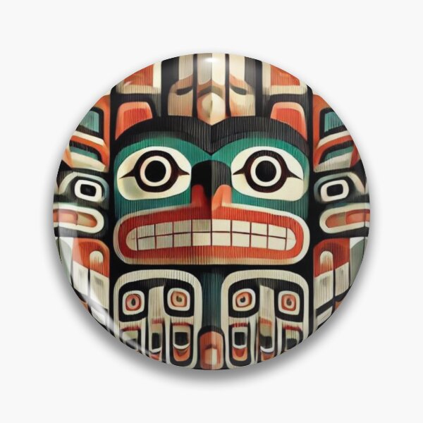 Item preview, Tribal North American Totem Pole Design 2 designed and sold by TribalioDesigns.
