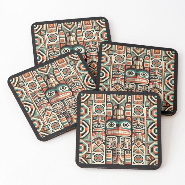 Item preview, Tribal North American Totem Pole Design 2 designed and sold by TribalioDesigns.