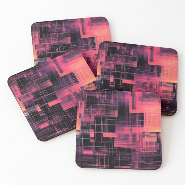 Item preview, Futuristic grids and digital glitches designed and sold by mind-coloring.