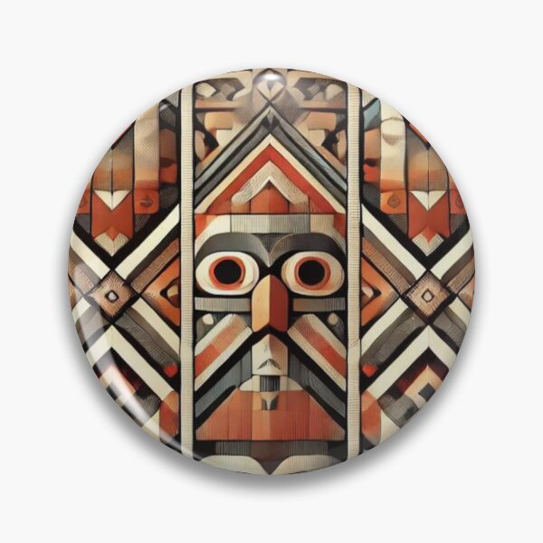 Item preview, Tribal North American Totem Pole Design 3 designed and sold by TribalioDesigns.