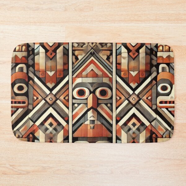 Item preview, Tribal North American Totem Pole Design 3 designed and sold by TribalioDesigns.