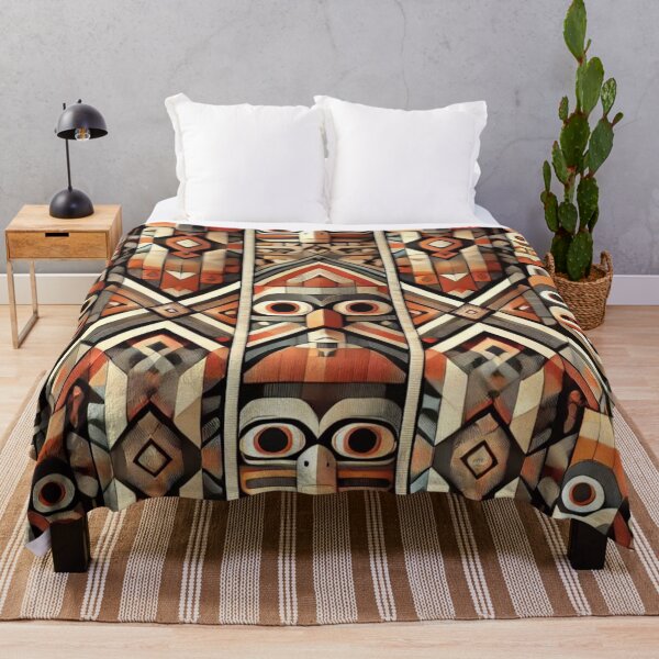 Item preview, Tribal North American Totem Pole Design 3 designed and sold by TribalioDesigns.