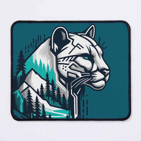 Item preview, Stylized art cougar designed and sold by PursuitOutdoors.