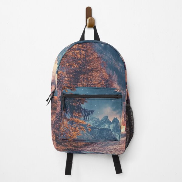 Item preview, Camper on Road Mountains designed and sold by NicolasGlowArt.
