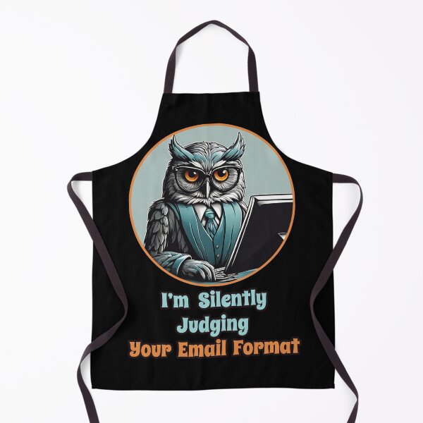 Item preview, Corporate Owl Boss, Funny Corporate Quotes - I'm Silently Judging Your Email Format designed and sold by Ridiculam Toga.