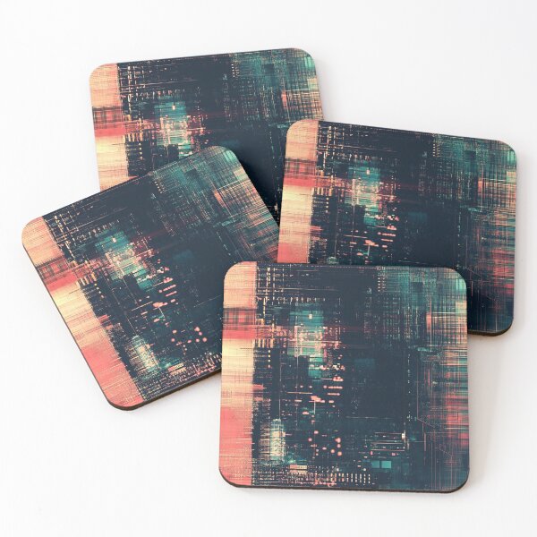 Item preview, Futuristic grids and digital glitches designed and sold by mind-coloring.