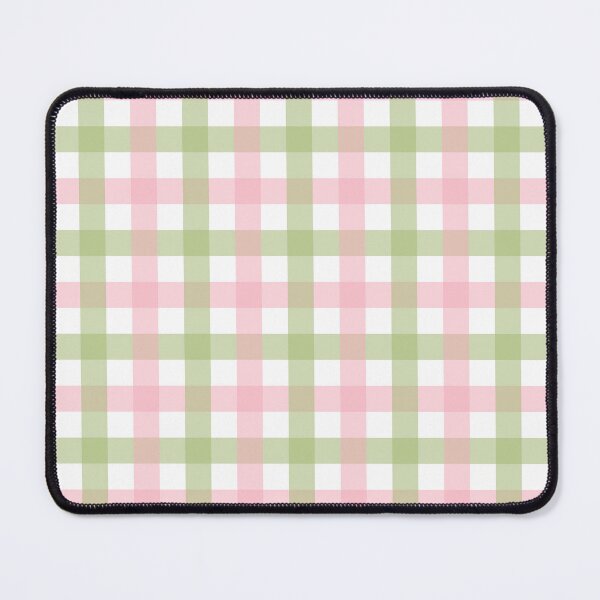 Item preview, Pink and Green Gingham Pattern designed and sold by starrylite.
