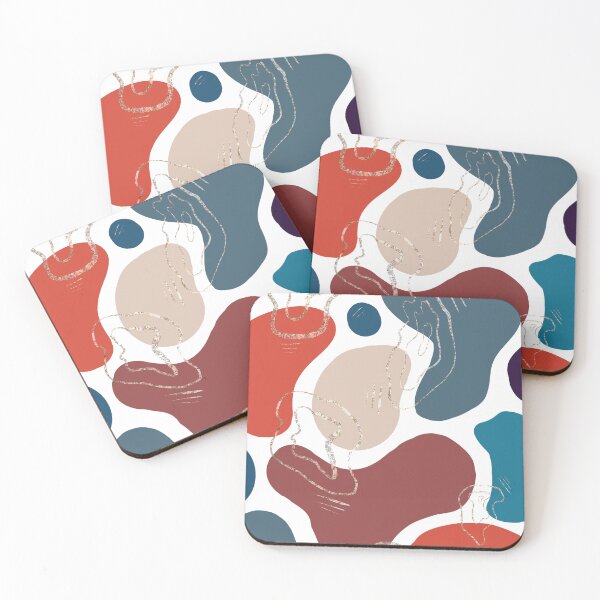 Item preview, muted patterned blobs designed and sold by AishsWhiz.