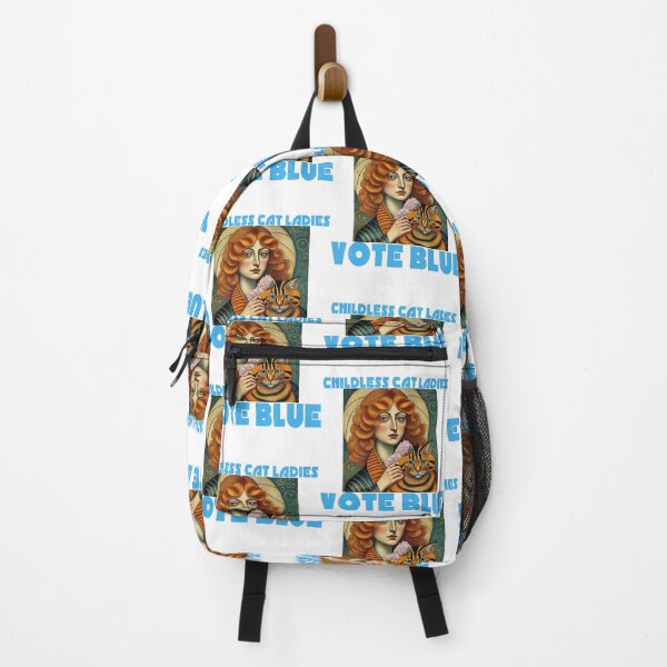 Item preview, CHILDLESS CAT LADIES VOTE BLUE Madam President Kamala designed and sold by Greenbacks.