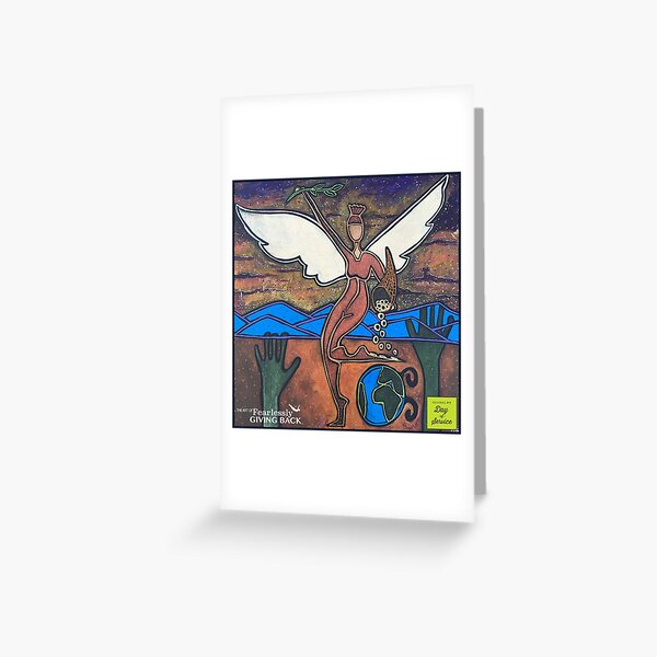 Fortune Favors the Bold Greeting Card
