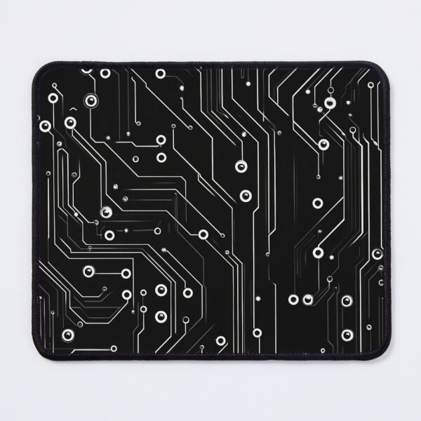 Item preview, Circuit board design, Black tone designed and sold by mind-coloring.