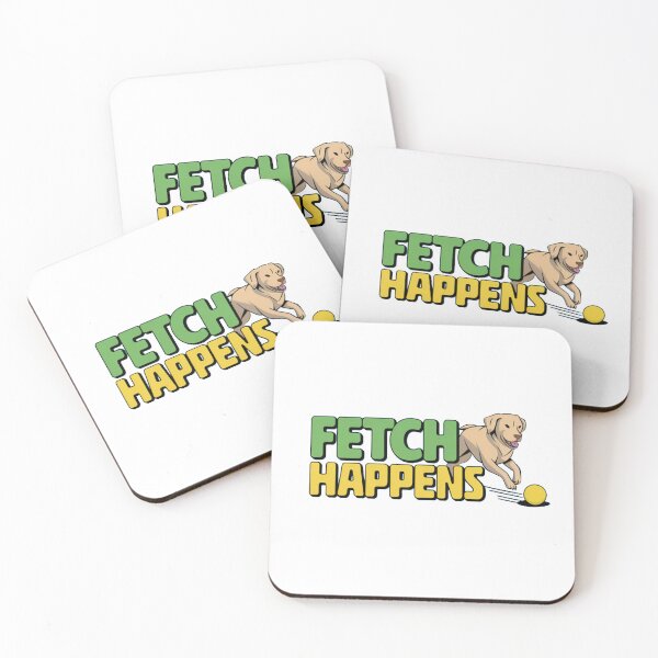 Item preview, Funny artwork for labrador owners: Fetch Happens designed and sold by Davideus.