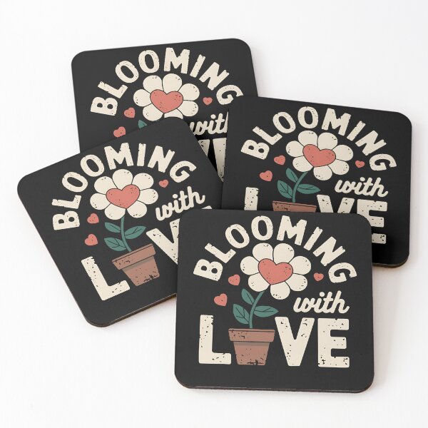 Item preview, Blooming with Love: Cute Heart Flower designed and sold by FocusedPatterns.