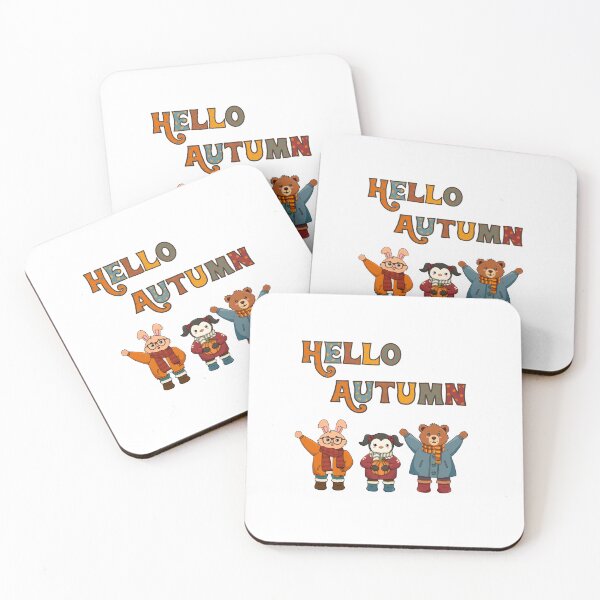 Item preview, Cute Animals in Autumn  designed and sold by Hello-Cuties.
