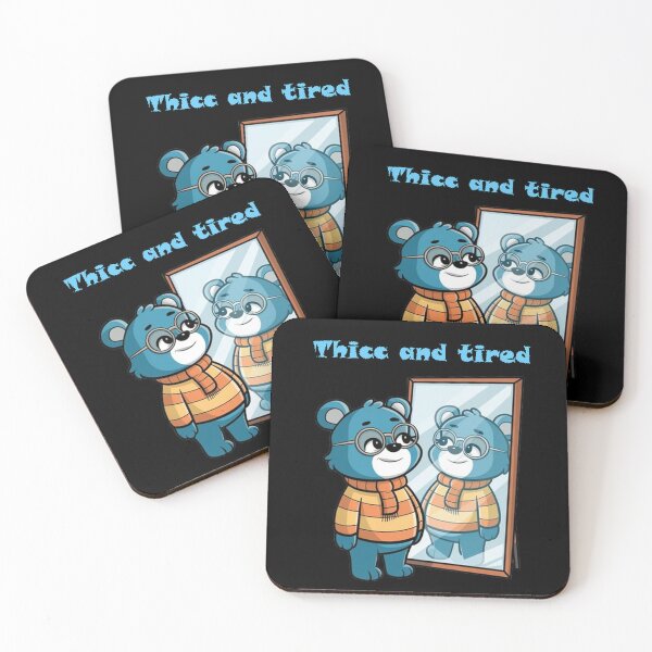 Item preview, Thicc And Tired Bear Funny Saying Bear  designed and sold by SztylishDesigns.
